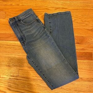 Madewell Blue Skinny Flare Jeans Versatile Style